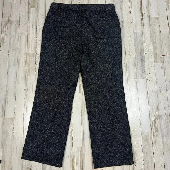 Talbots Women's Windsor Dress Pants Size 10 Gray Straight Leg Business Classic - Picture 4 of 4